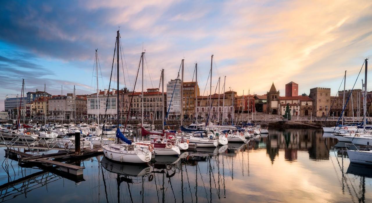 Las Terrazas De Gueeli 6 Pax Wifi - Garaje - Vistas - Vut-3391-As Gijon Bagian luar foto