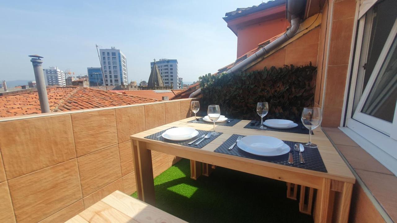 Las Terrazas De Gueeli 6 Pax Wifi - Garaje - Vistas - Vut-3391-As Gijon Bagian luar foto