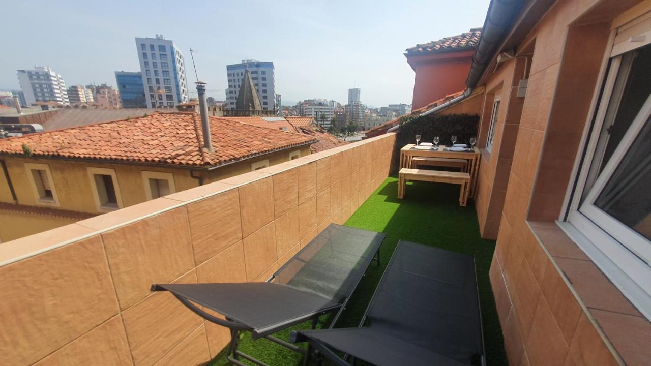 Las Terrazas De Gueeli 6 Pax Wifi - Garaje - Vistas - Vut-3391-As Gijon Bagian luar foto