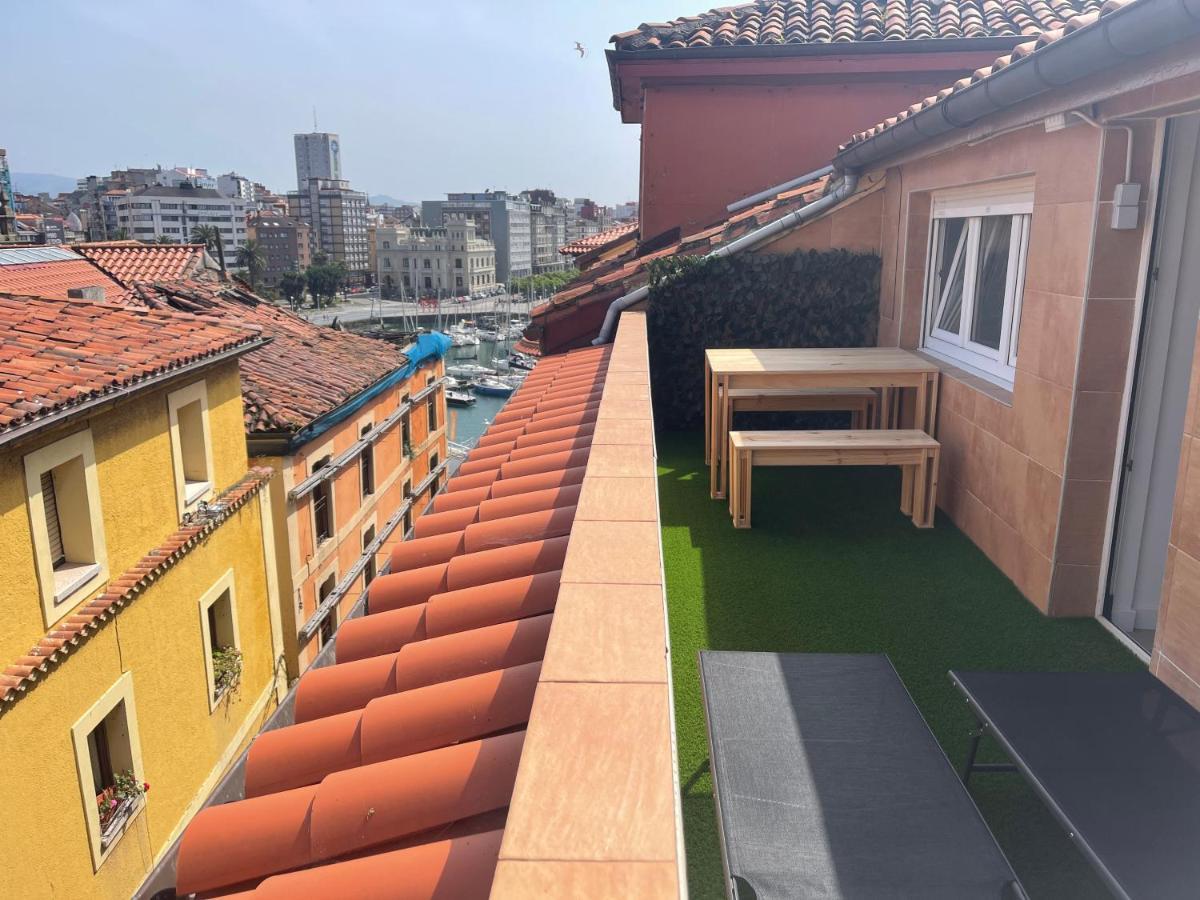 Las Terrazas De Gueeli 6 Pax Wifi - Garaje - Vistas - Vut-3391-As Gijon Bagian luar foto